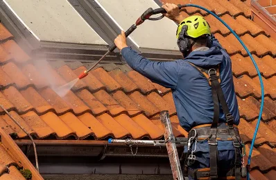 Démoussage et hydrofuge de toiture à Bourrou